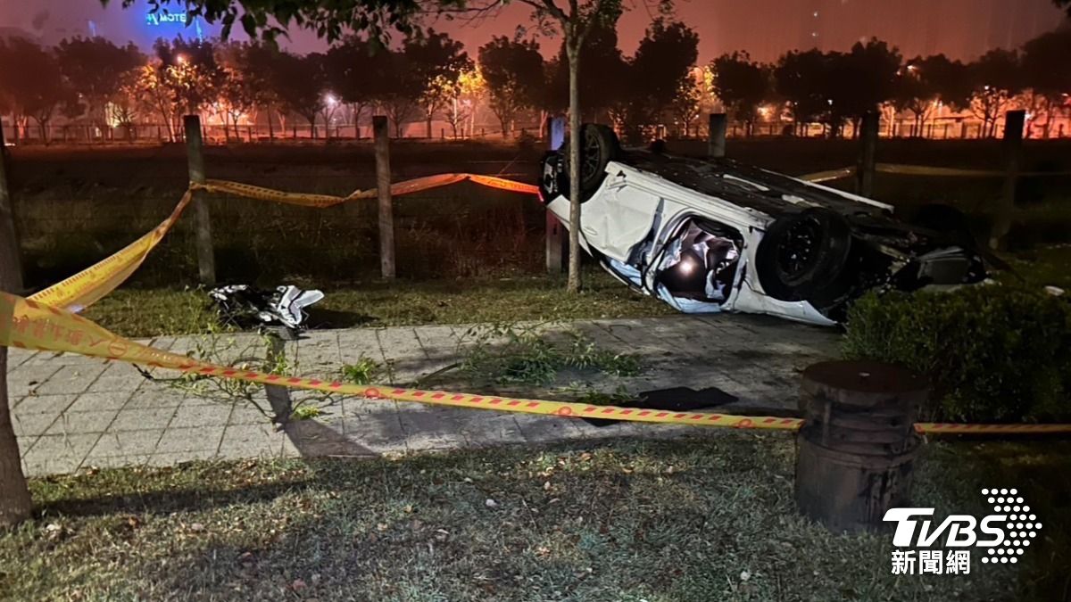 遊台中撞翻車!他酒駕卻辯「霧霾遮眼」 乘客頭顱出血也要罰