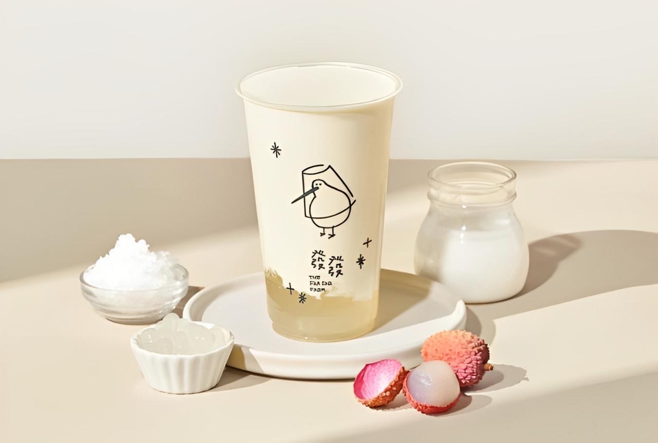 發發推薦:荔枝海鹽啵啵優格。(圖/翻攝自發發)