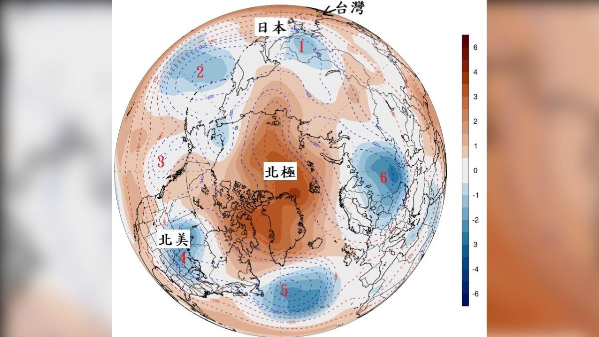 負北極振盪到底了!鄭明典揭「對台影響」 冷空氣2方向直衝