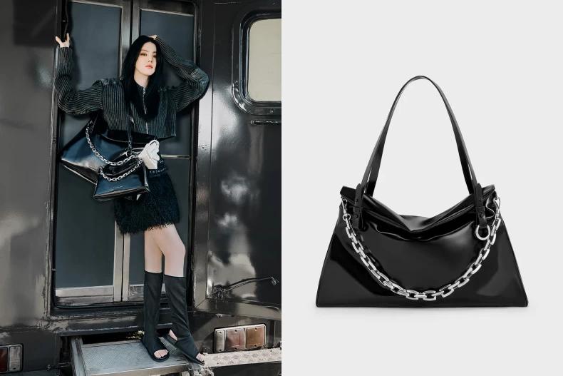 Andromeda 摺疊大托特包。(圖/翻攝自CHARLES & KEITH)