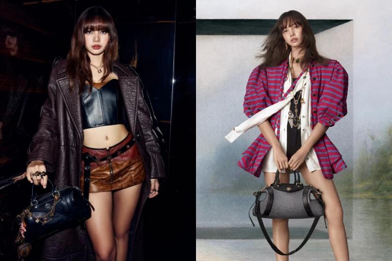 LV品牌大使LISA。(圖/翻攝自LOUIS VUITTON)
