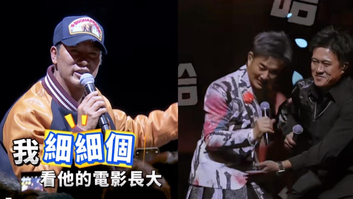 任達華笑說自己從小看任賢齊的電影長大。(圖/翻攝自任賢齊IG)