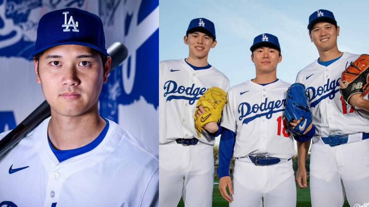 大谷翔平重現野茂「龍捲風投法」 與山本、朗希豪華合照曝