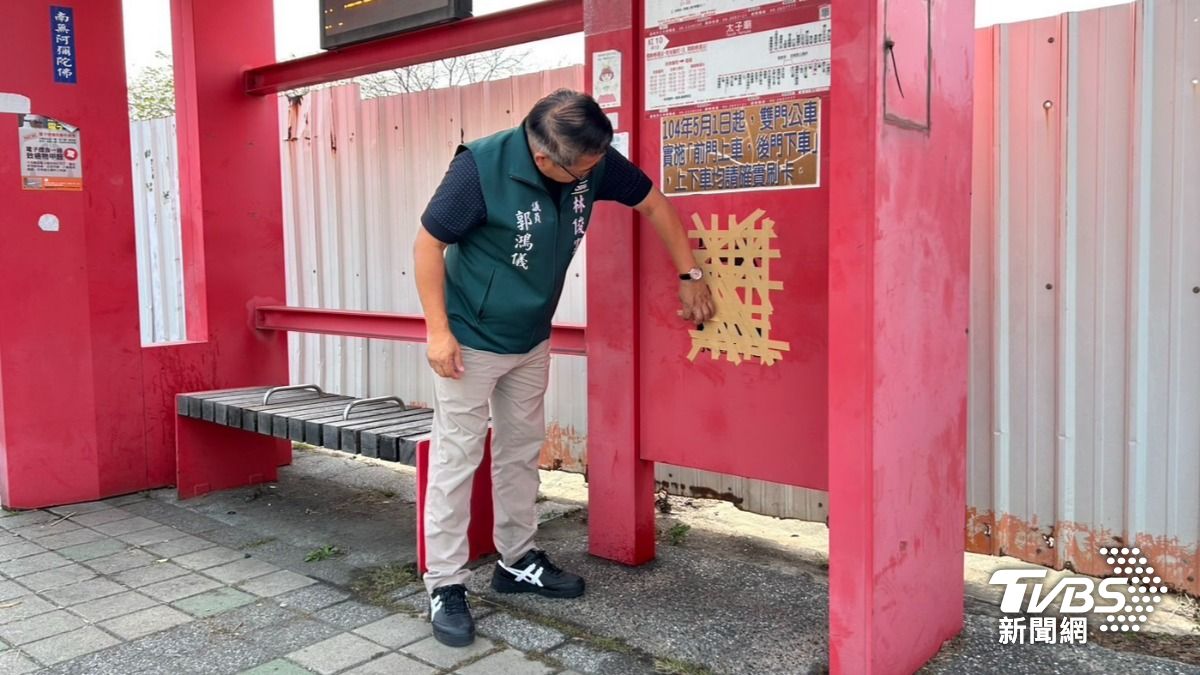 郭鴻儀認為要追查塗鴉者,杜絕歪風。(圖/TVBS)
