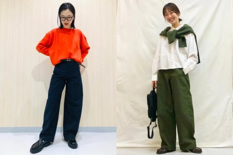 大腿較豐滿者適合穿UNIQLO錐形褲。（圖／UNIQLO提供）