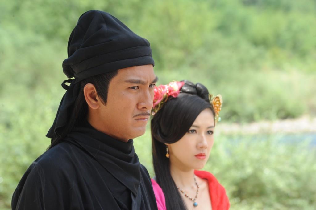 2014年播出的《寒山潛龍》,李施嬅終於成為主演群之一。(圖/翻攝自微博)