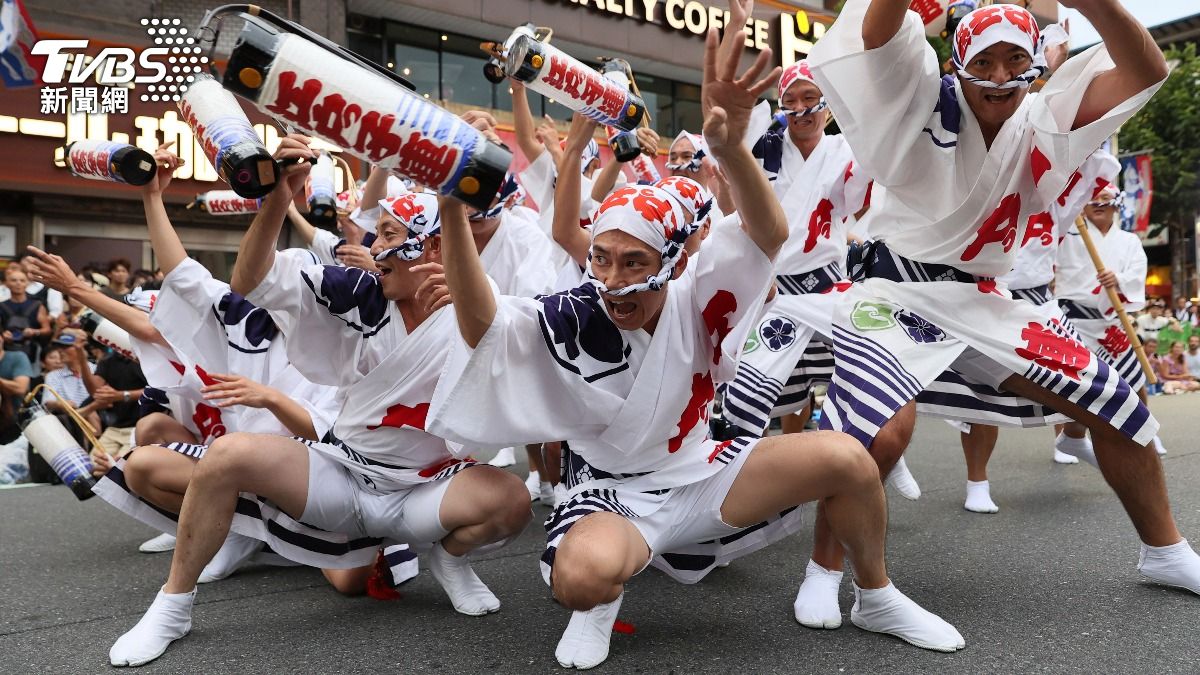 東京高圓寺阿波舞(圖/AP)