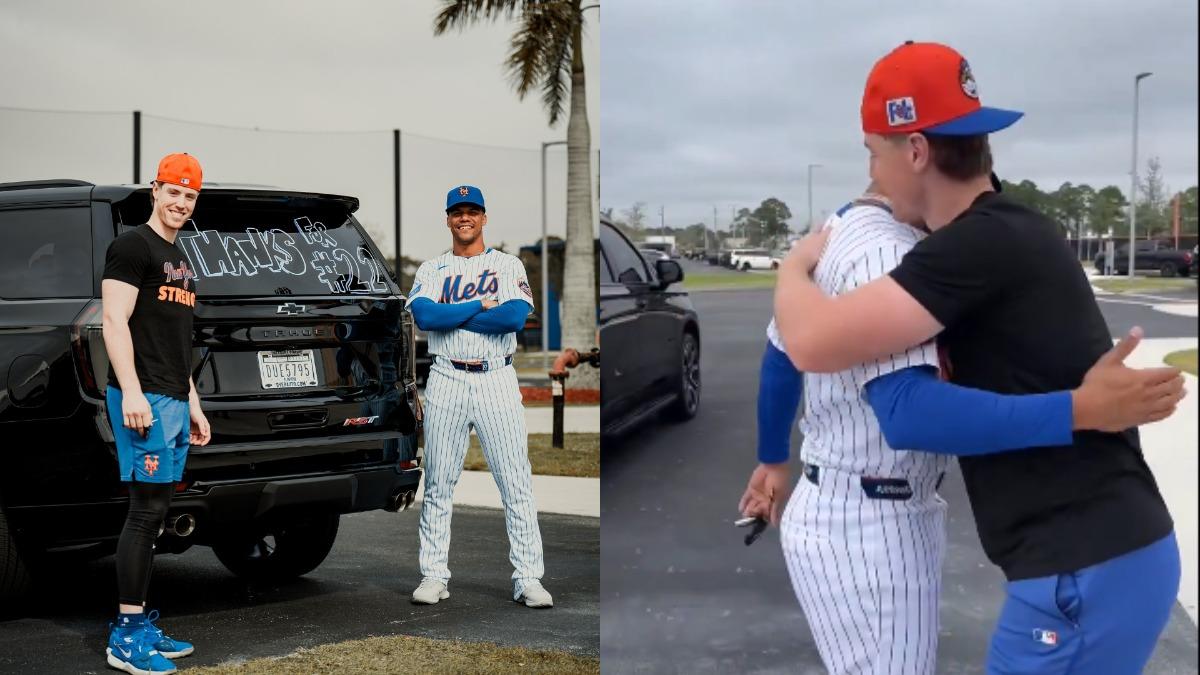 MLB/感謝大都會隊友讓出22號! 索托贈300萬豪車