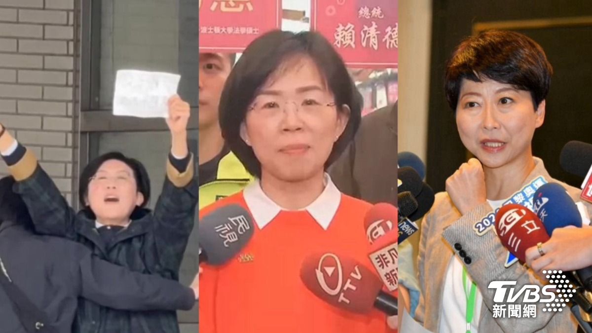 國民黨新北市議員江怡臻分析，除了林岱樺、陳亭妃，她認為想選新北市長的綠委蘇巧慧也要小心。（圖／TVBS）