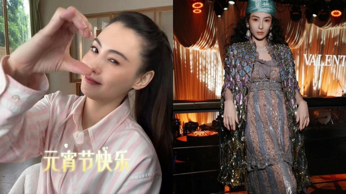 44歲的張栢芝目前育有3子，近年主戰中國市場。（圖／翻攝自微博、張柏芝IG）