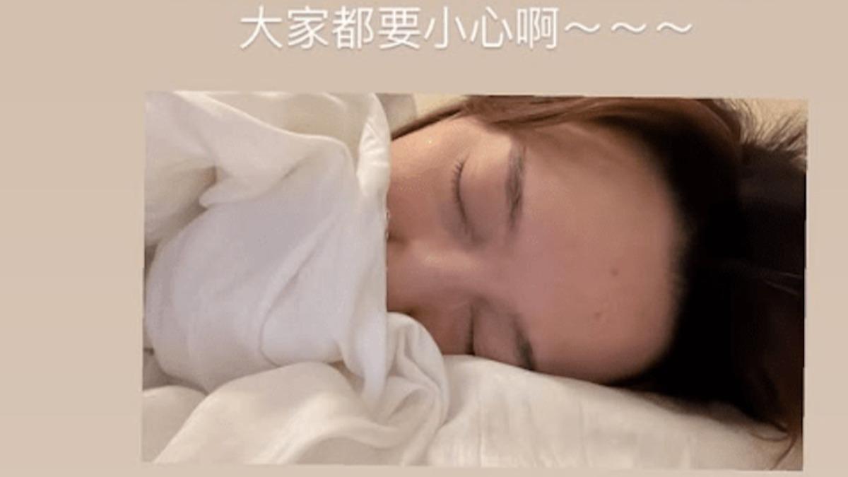 歐倩怡面色不佳，表情痛苦。（圖／翻攝IG）