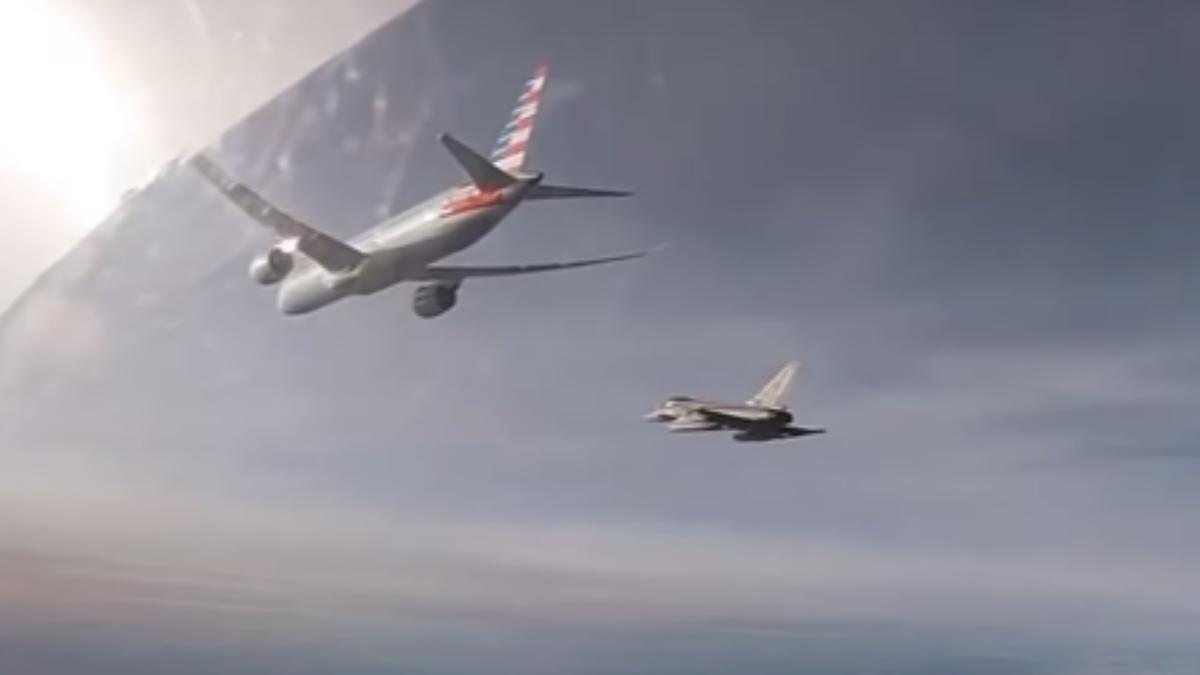 美航客機驚傳炸彈威脅轉降羅馬 義大利2戰機急升空護航