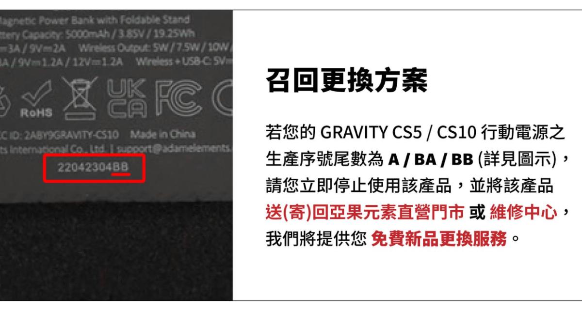 行動電源爆炸!亞果元素召回2型號 網友灌爆怒揭「更多型號有問題」