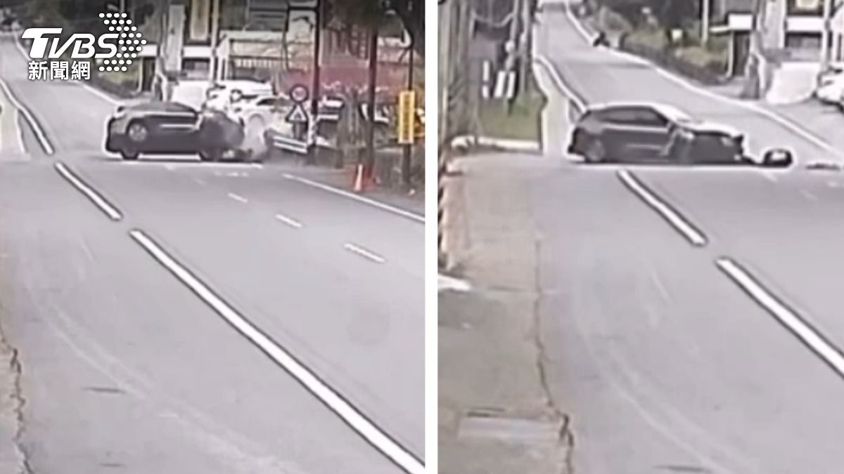 有片/議員古秀英車禍畫面曝!休旅車突偏移撞護欄 後座父身亡