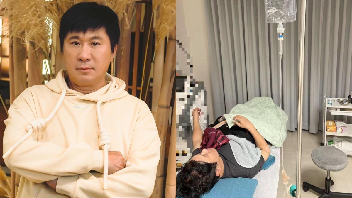 胡瓜累癱吊點滴! 才拚完2場演唱會憔悴躺床:終於鬆一口氣