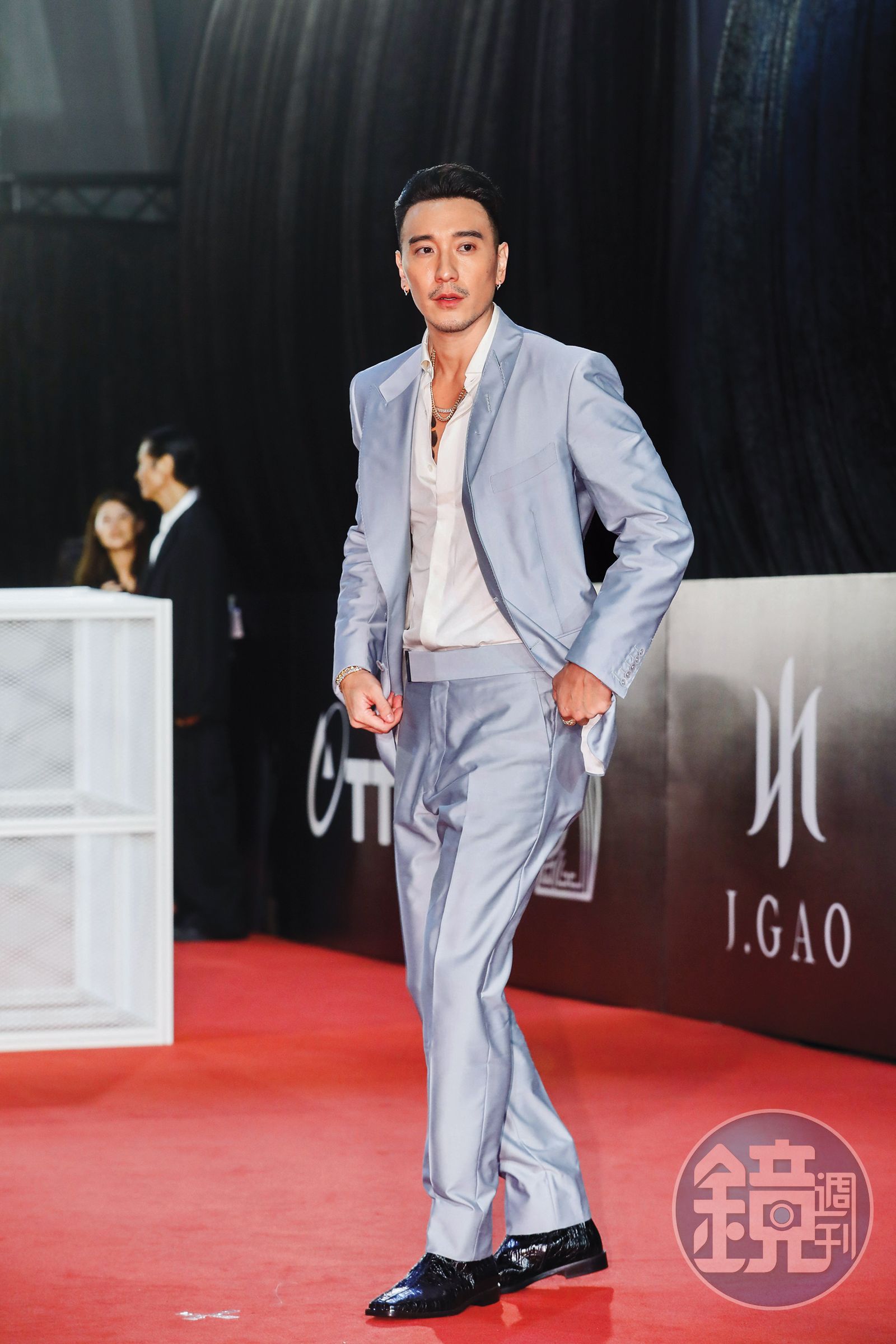 Melody的金融業男友，和富二代藝人王陽明是遠親關係。（圖／鏡週刊）