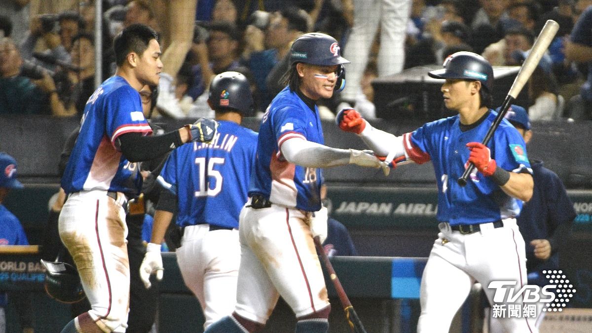 中華隊8局上再添一分。(圖/胡瑞麒攝)