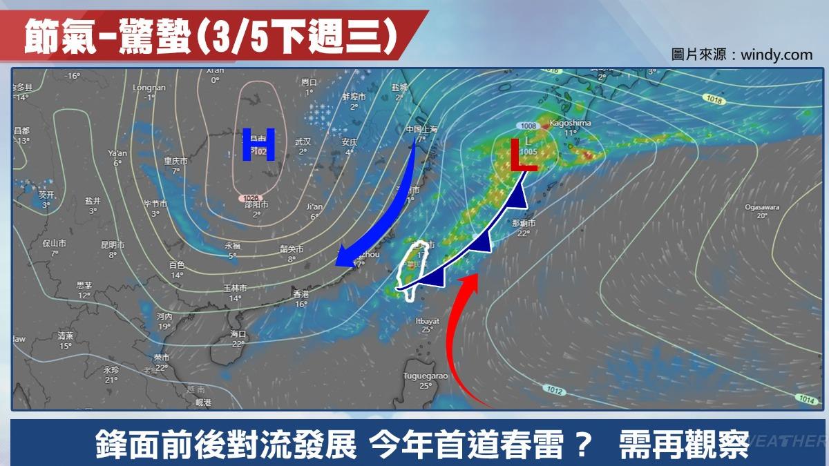 天氣/又要變天了!這兩天雨最猛「雷雨狂炸」 大降溫轉濕冷