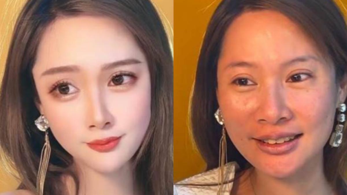 陸網紅直播關濾鏡！20歲正妹變50歲大媽　網笑：關了才是特效