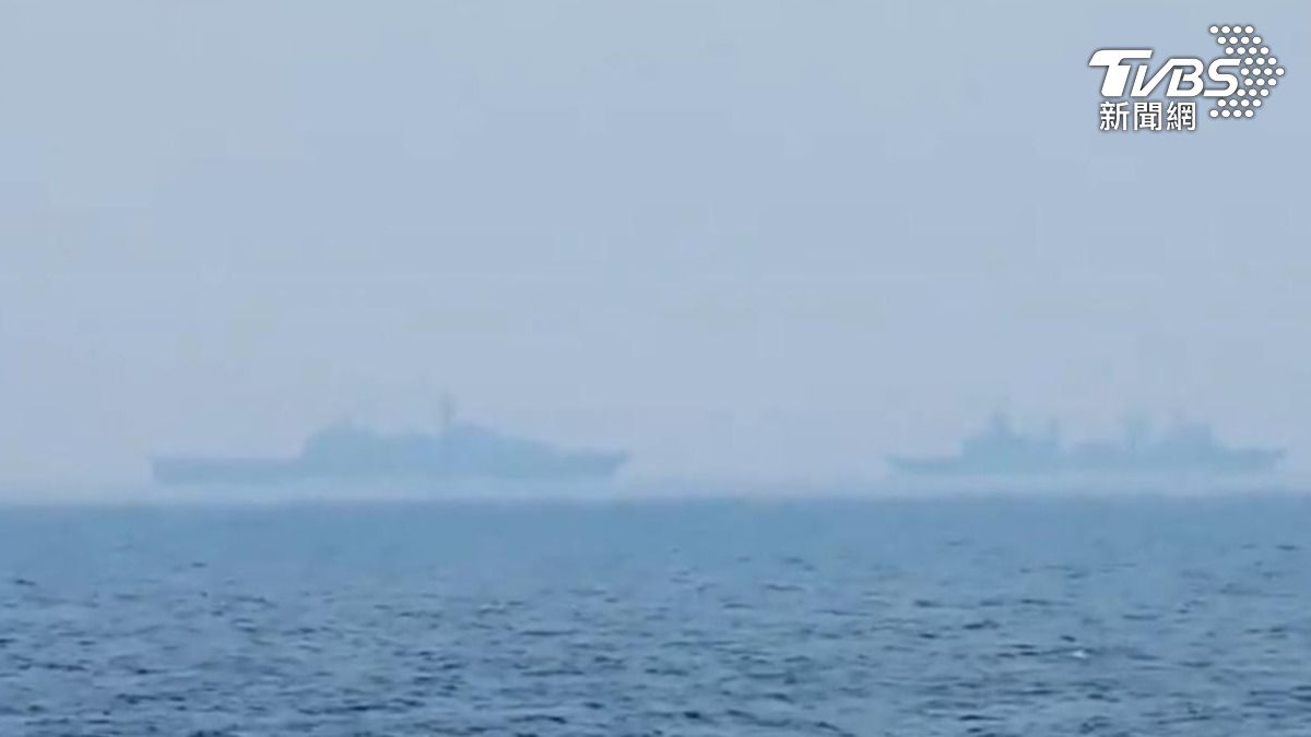 45機14艦三面擾台!共軍操演區位置曝光 國軍秀監控視角
