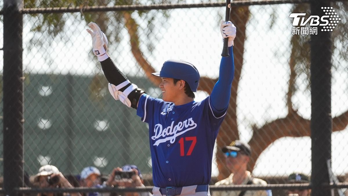 大谷翔平Live BP首轟!球迷驚:像槍聲 春訓首戰對決前東家