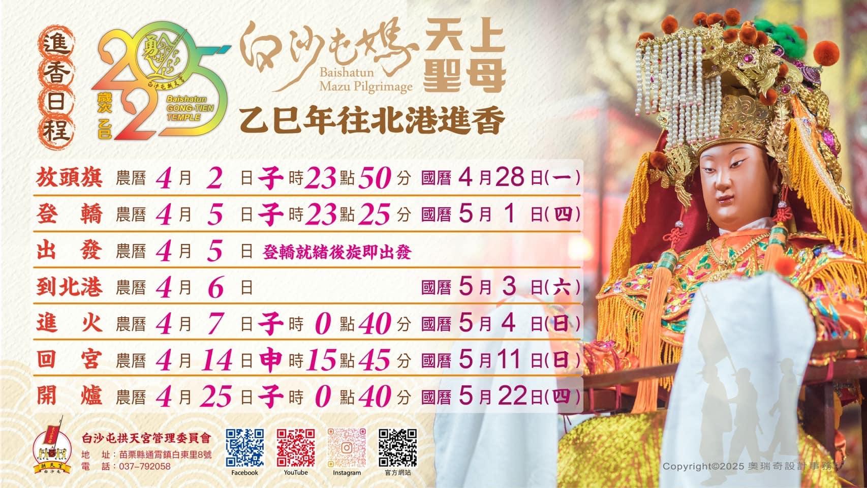 香燈腳注意!白沙屯媽祖進香這天報名 加碼到23萬組名額