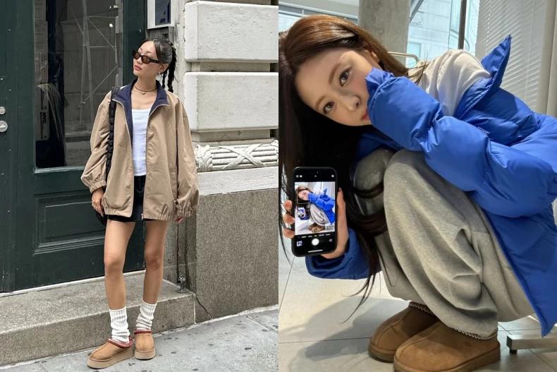 UGG 人氣經典鞋「TAZZ」。（圖／翻攝自UGG官網、IG@yuna.itzy）