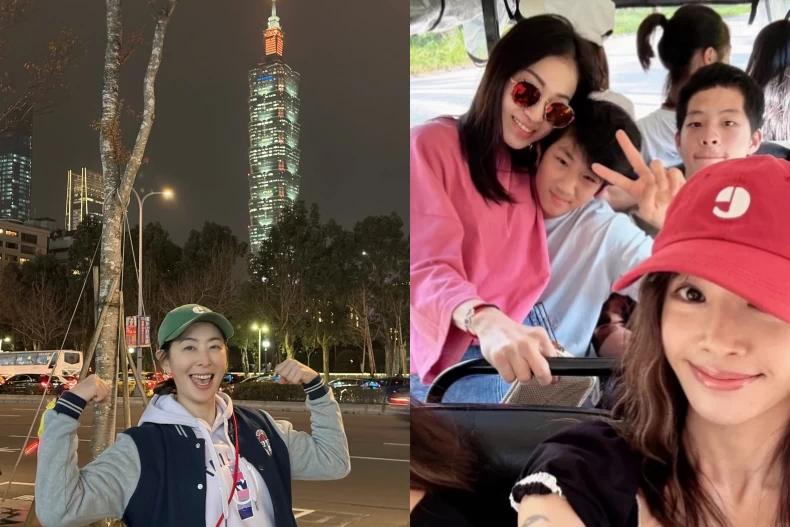 賈永婕頭上的EMIS老帽,意外地與蔡依林撞款。(圖/翻攝自IG@janet_chia_、jolin_cai)