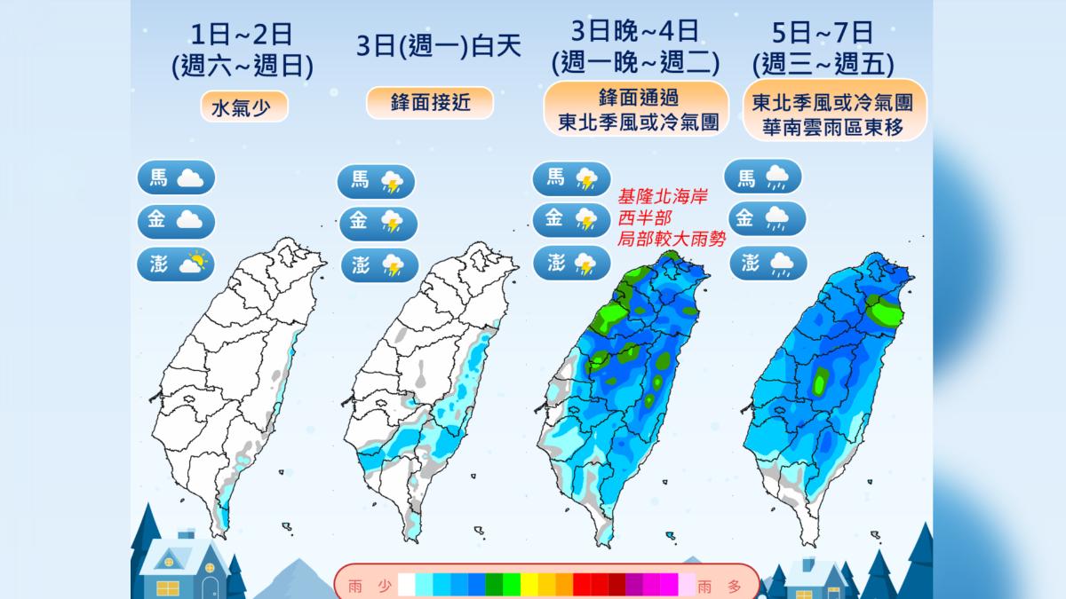 天氣/下班注意!氣象署發布濃霧特報 下周鋒面通過雨區看這
