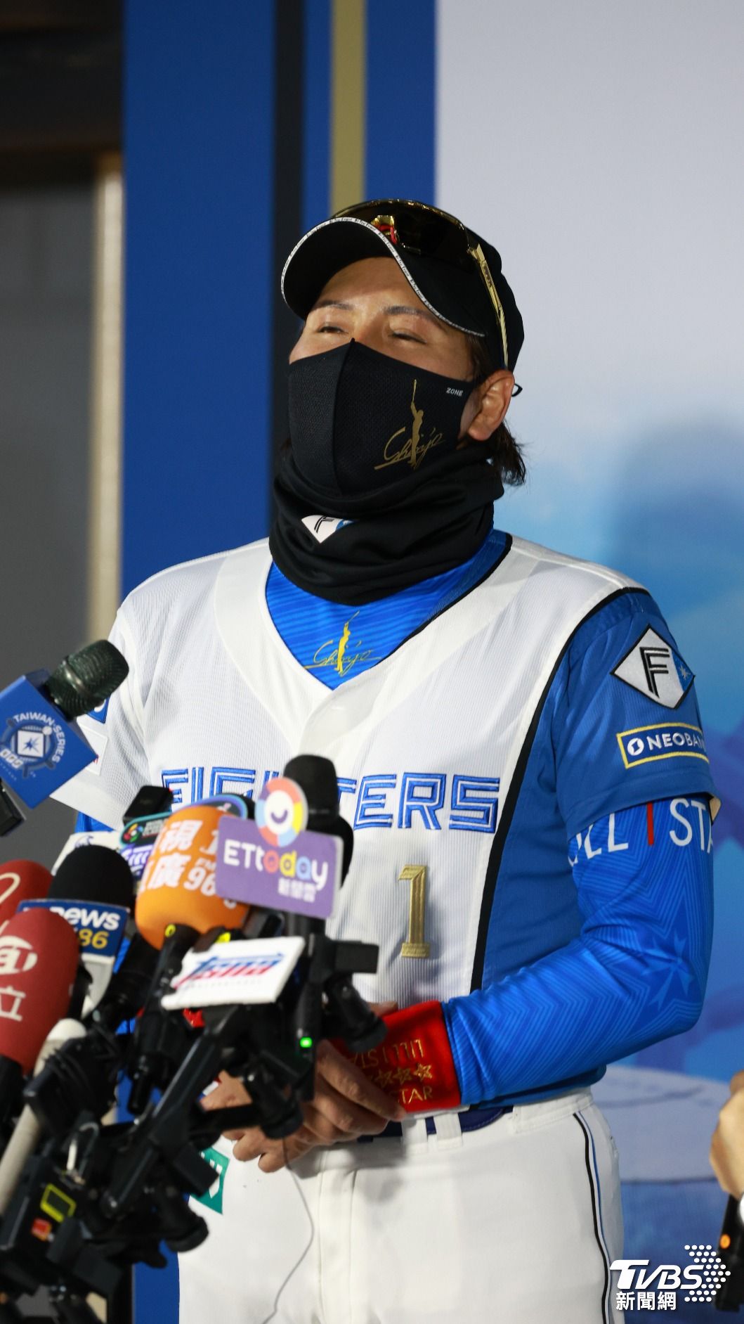 火腿監督新庄剛志。(圖/華子琛攝)