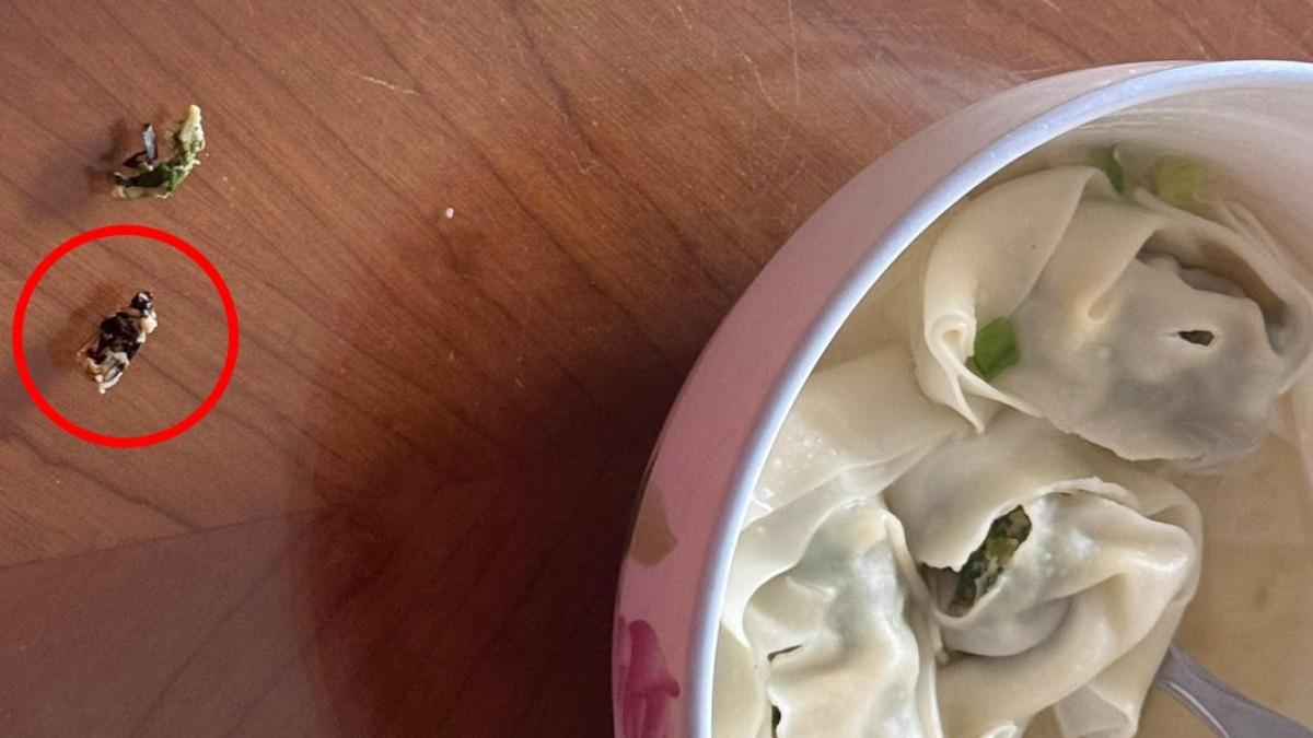 盒馬超市-餛飩-蟑螂-中國大陸