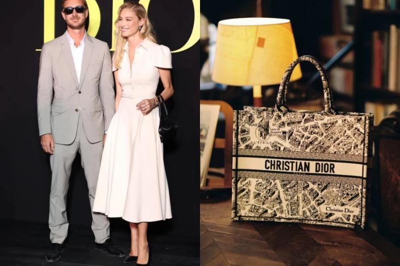摩納哥王妃Beatrice Borromeo:DIOR Book Tote。(圖/翻攝自IG@astreafilms)