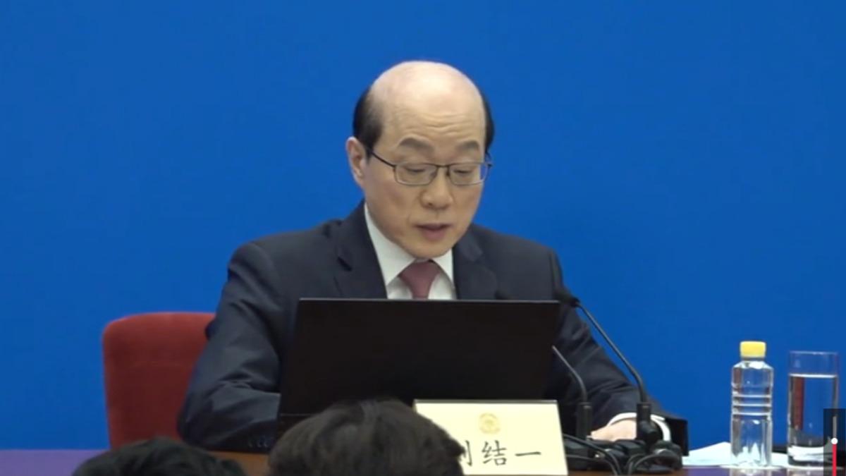 大陸全國政協發言人劉結一（圖／TVBS）