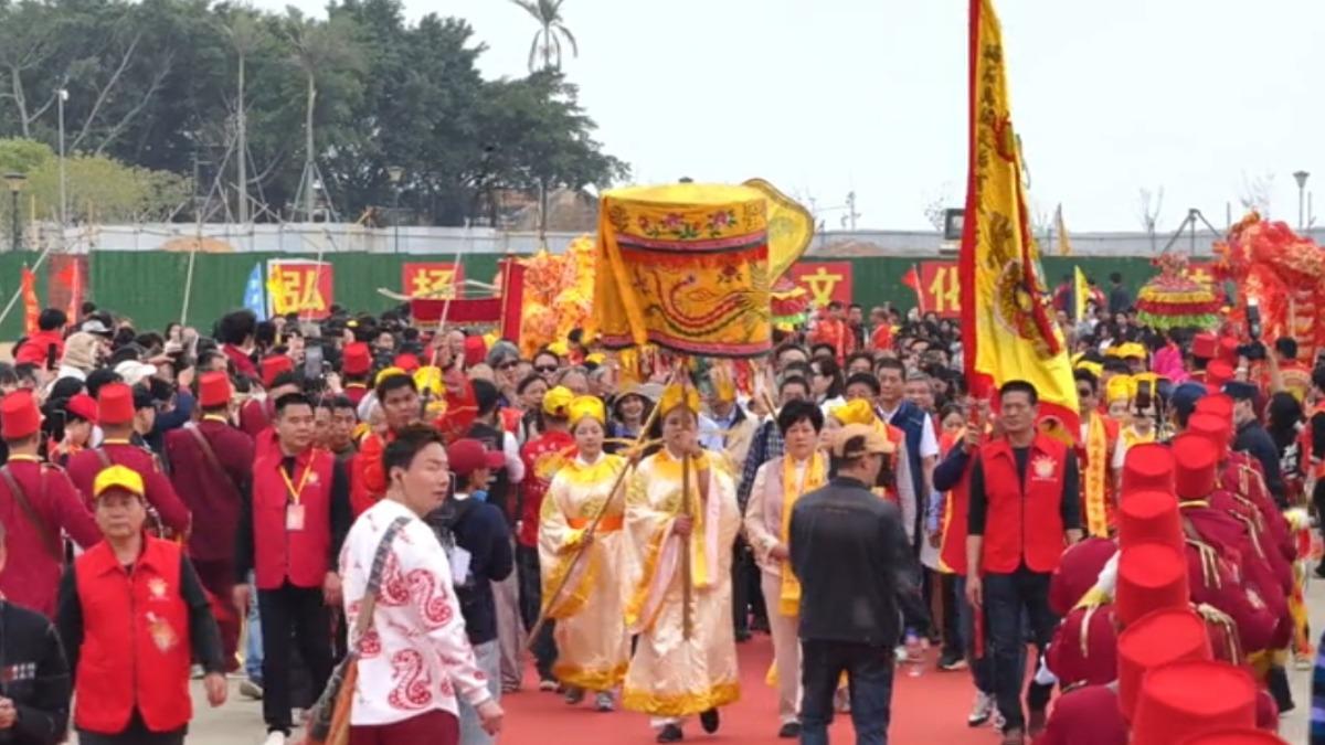 首屆兩岸民俗文體匯 共祭媽祖(圖/TVBS)