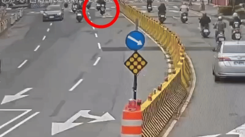 車禍過程。（圖／TVBS）
