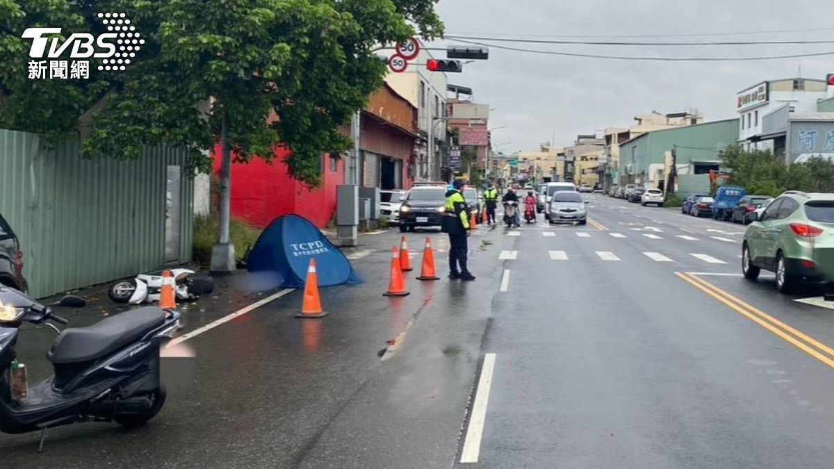 台中烏日死亡車禍 六旬婦遭大貨車撞擊「頭顱破裂」喪命