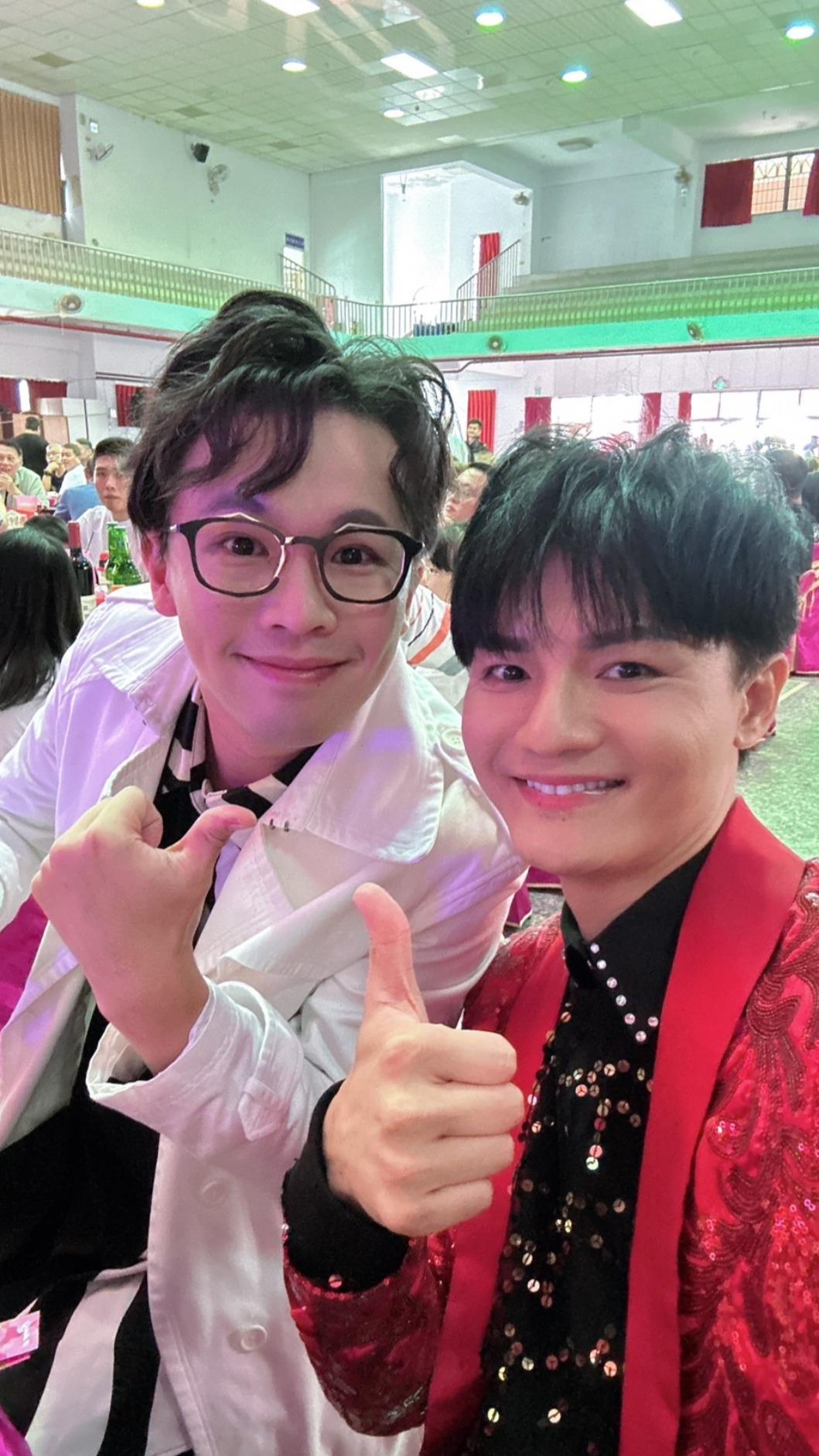 陳思瑋(左)和明亮是好哥們。(圖/長興影視提供)