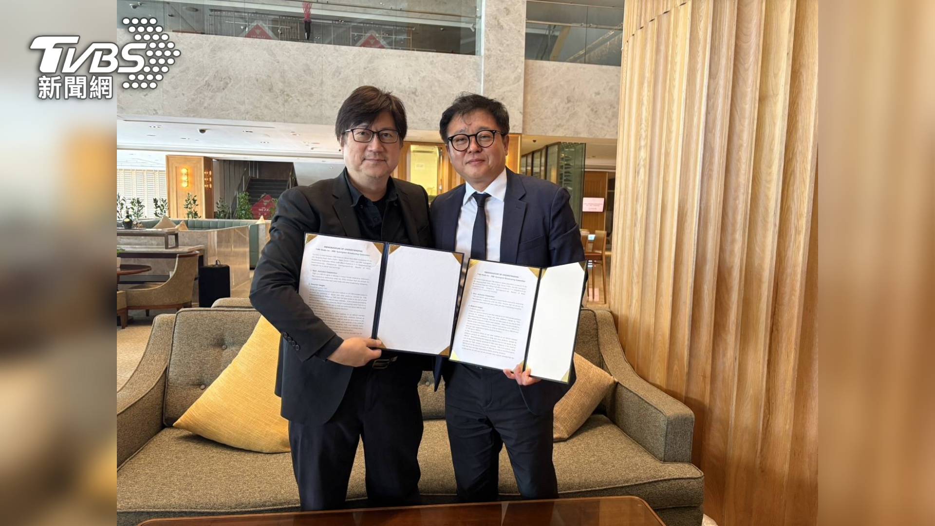 TVBS再拓國際版圖 與韓國MBC慶南台簽訂多元新聞合作協議