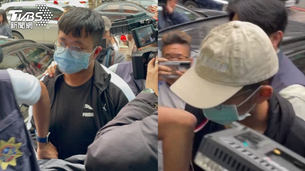 林男（左）、李男（右）陸續被逮。（圖／曾健銘攝）