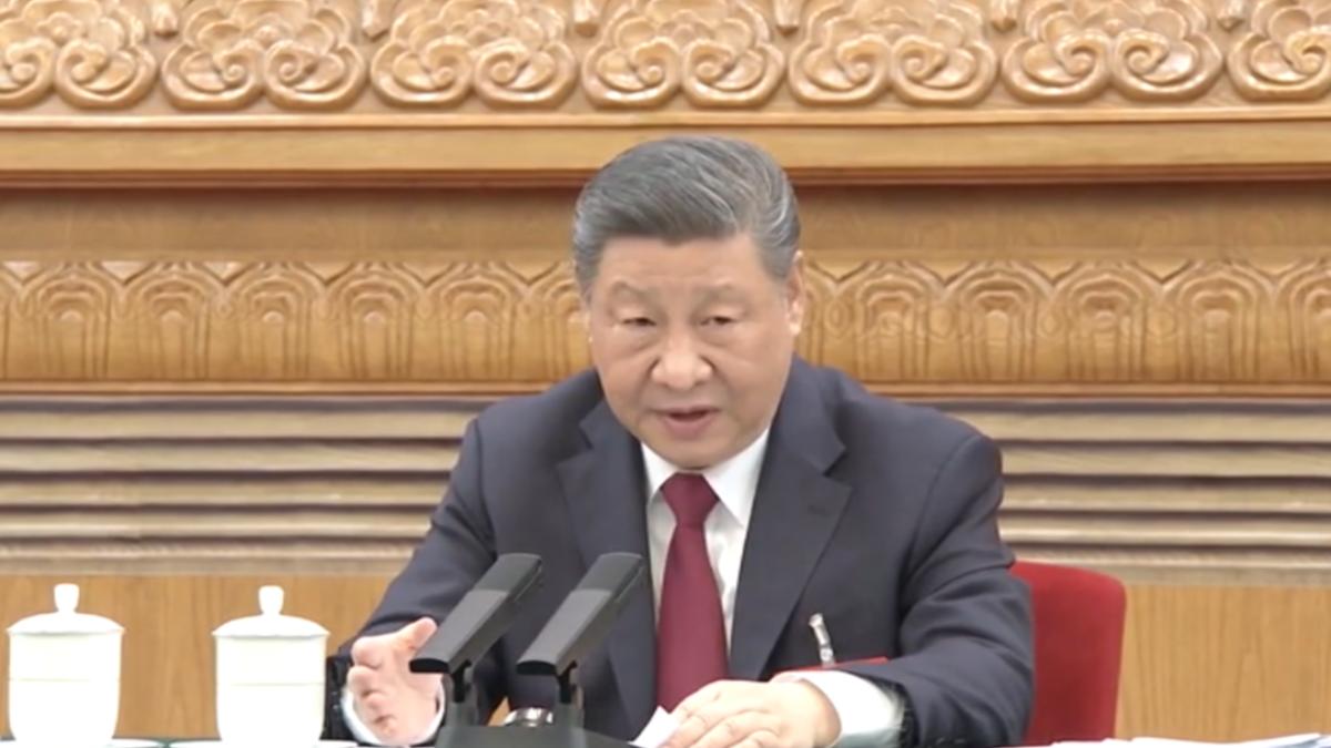 習近平連三年出席江蘇團會議(圖/CCTV+)