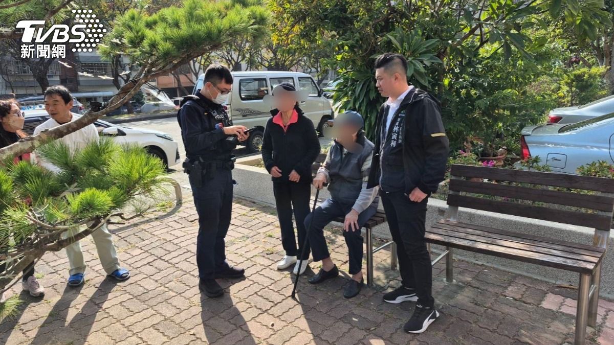 88歲跟84歲的潘姓夫婦出門散步，結果雙雙失去記憶。（圖／TVBS）