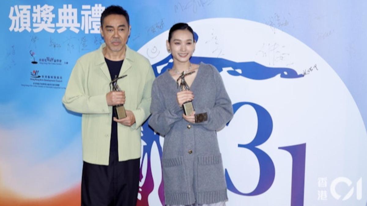 劉青雲5度奪影帝!談善言首獲影后殊榮:沒有想過得獎
