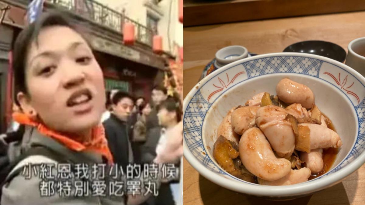 陳喬恩曬出舊照,表示自己從小就愛吃雞佛。(圖/翻攝自陳喬恩微博)