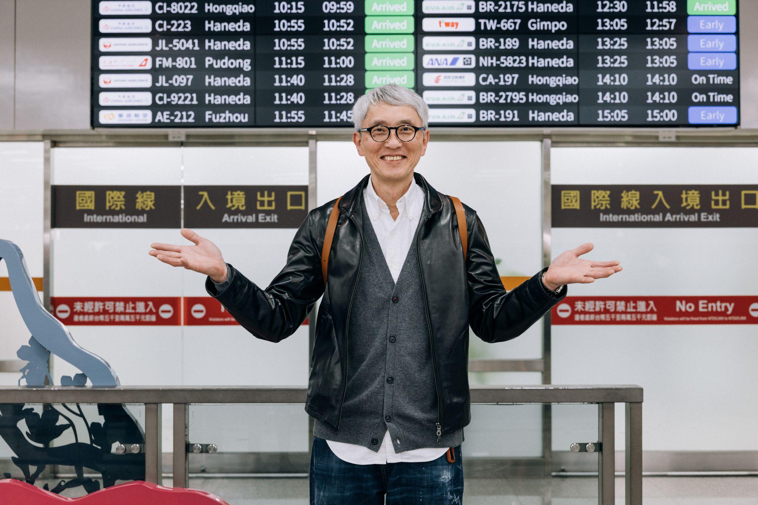 松重豐為宣傳《電影版孤獨的美食家》今天來台。(圖/采昌國際提供)