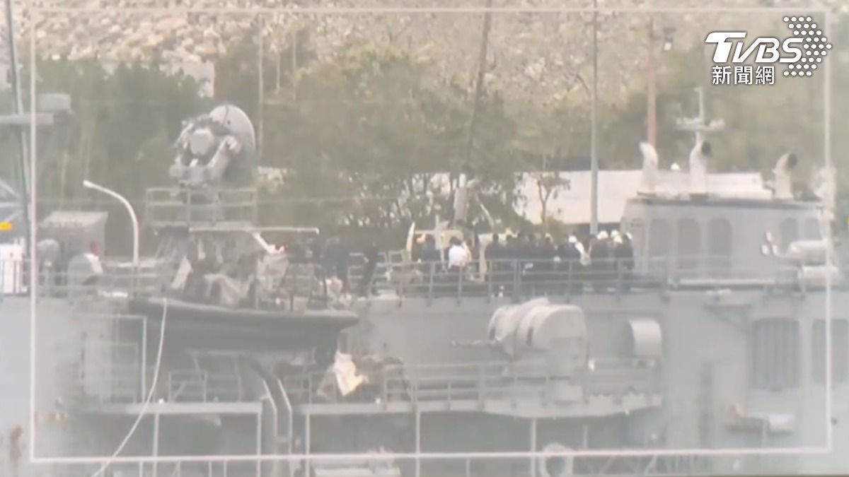 艦上畫面曝光!張騫艦76快砲打靶訓練突「膛炸」 海軍調查肇因