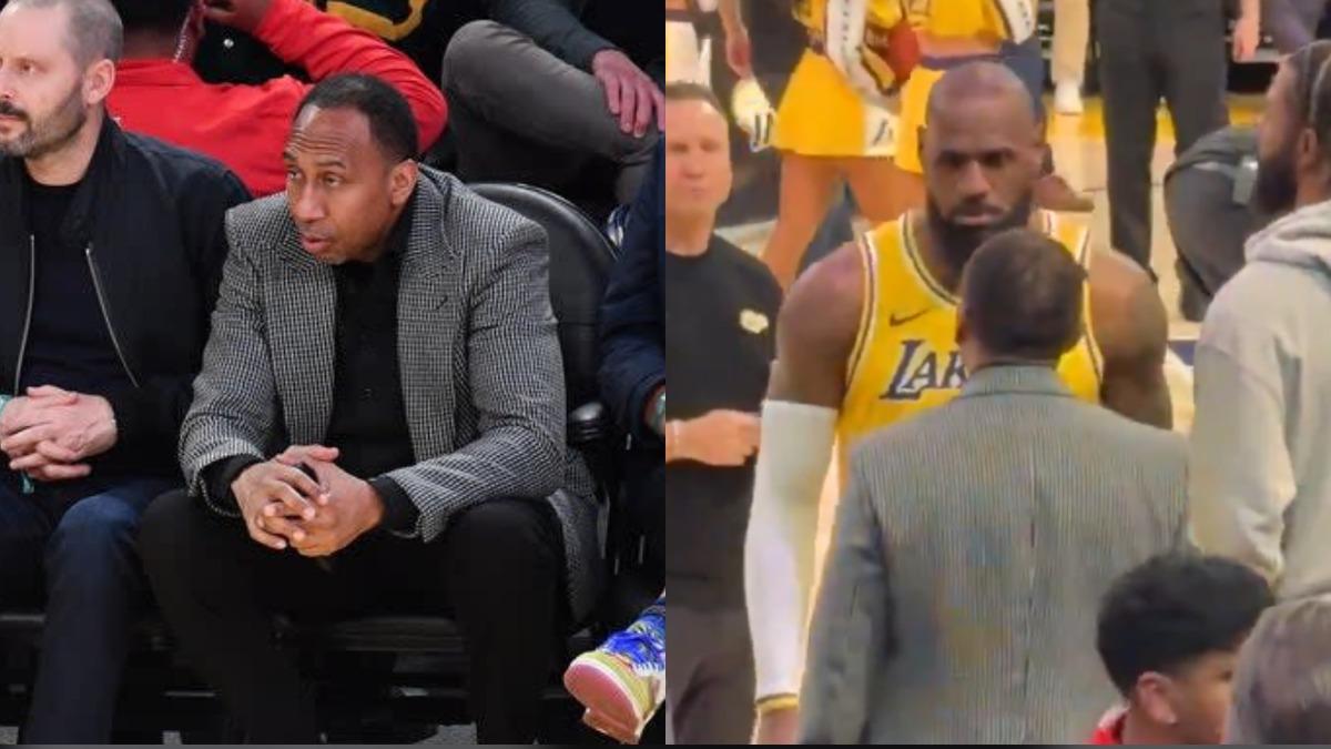 詹皇護子心切!不滿兒子被批評 比賽中與NBA名嘴口角