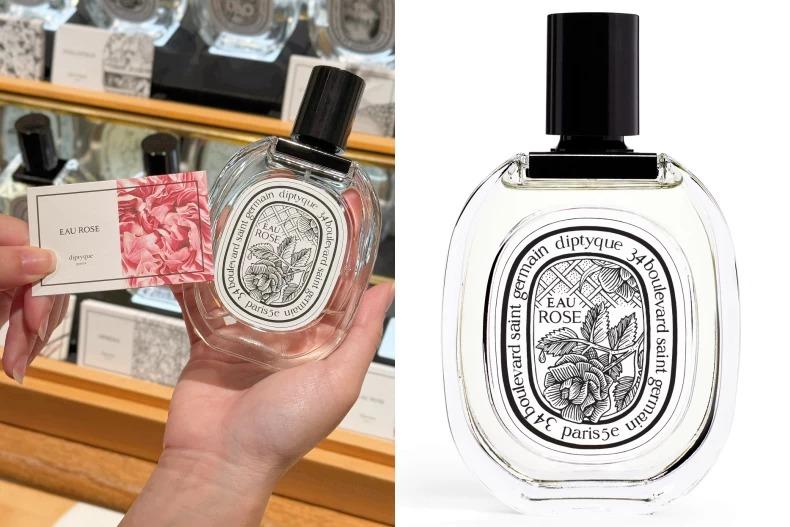 diptyque玫瑰之水淡香水。（圖／女大編輯部、diptyque提供）
