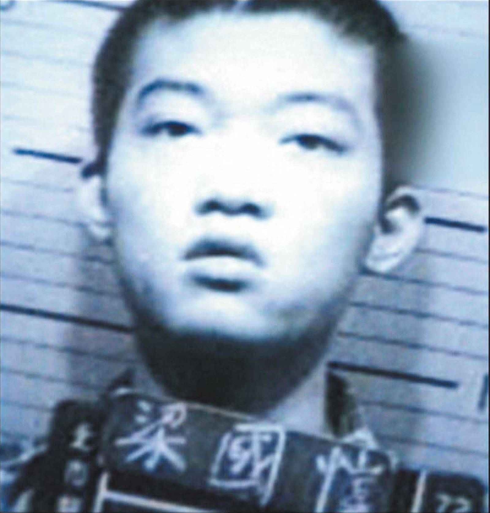 梁國愷綽號「珍珠呆」,曾被警方列為10大槍擊要犯之首。(圖/翻攝畫面)