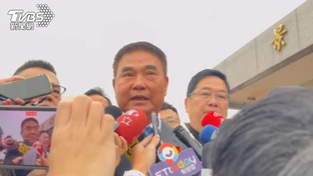 苗栗縣長鍾東錦稱情義相挺,抱著感恩的心來參加。(圖/劉庭宇 攝)