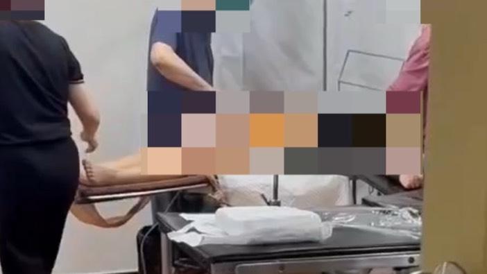 黃女在桃園市某婦產科診所進行剖腹生產。(圖/當事人提供)